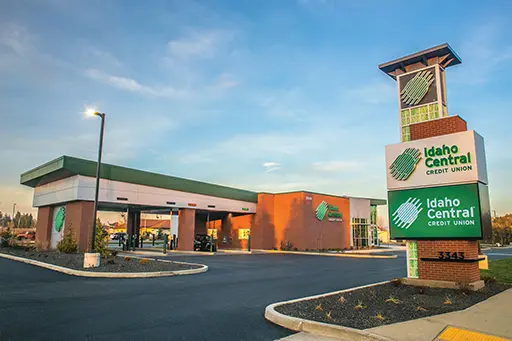 Post Falls Branch of Idaho Central Credit Union in Post Falls, Idaho