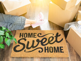 Home Sweet Home welcome mat