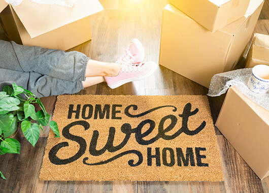 Home Sweet Home welcome mat