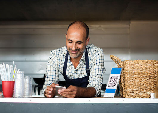 Small Business Owner on Phone