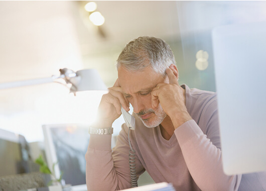 Worried Businessman