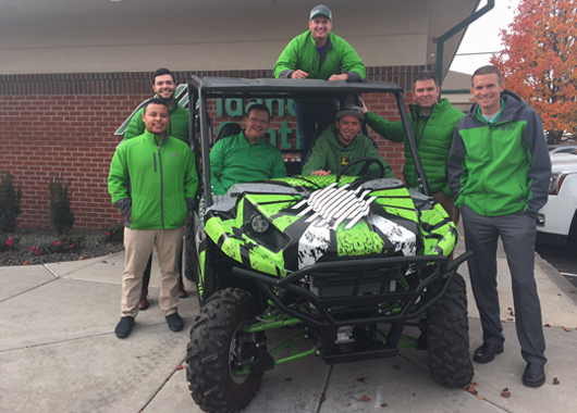 ICCU gives away a custom Kawasaki Teryx to a lucky winner in Caldwell