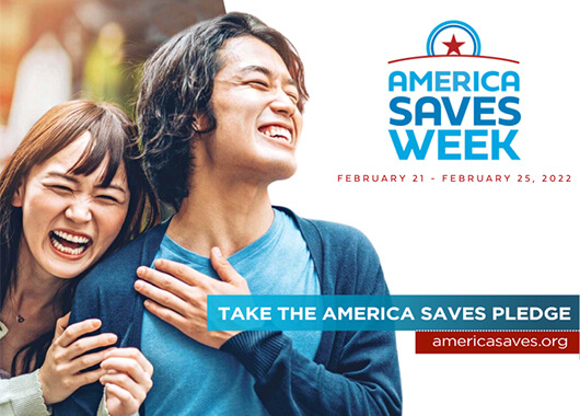 |Woman taking the America Saves Week pledge