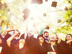 graduation group photo