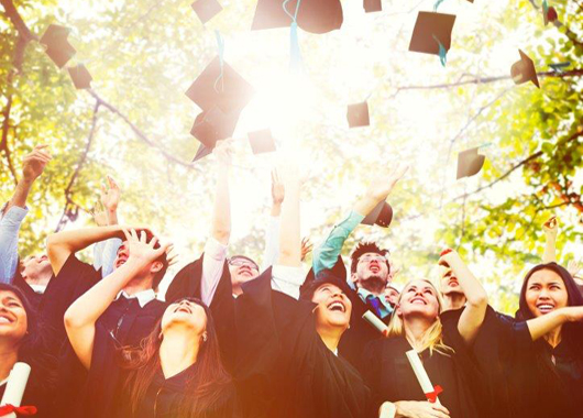 graduation group photo