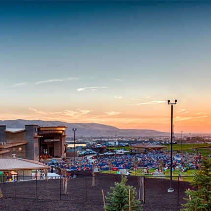 Outside concert in Pocatello Idaho